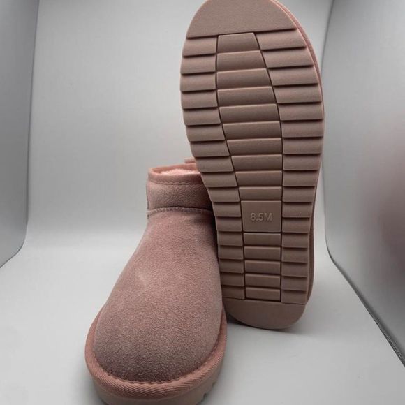 CUSHIONAIRE Women's COZY pull on boot PINK 8.5 - Picture 5 of 6